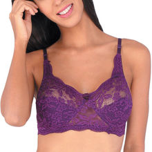 Bralux Women's Angeleena Lace Full Bra Purple