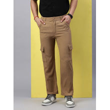 Voxati Men Corduroy Six Pocket Trouser Style Cargos Beige