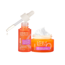 Lotus Professional Retemin Plant Retinol + Vitamin C Brightening Boost Creme & Facial Oil Combo
