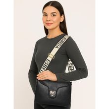 ESBEDA Black Amora Blush Handbag With Detachable Strap