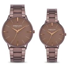 Kenneth Cole Round Dial Analog Watch for Couple - Kcwgg2656201Pa
