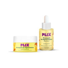 Plix 2% Alpha Arbutin Depigmentation Combo For Dark Spot Removal With Serum & Moisturizer