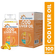 Dr. Morepen COD Liver Oil Capsules With Omega 3, Vitamin A & D