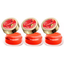 Vaadi Herbals Lip Balm - Strawberry - Pack Of 3