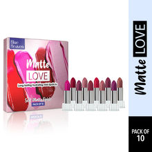 Blue Heaven Matte Love Long Lasting Hydrating Mini Lipsticks - Pack Of 10