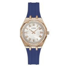 Guess Desire White Round Dial Analog Women Watch - Gw0872L3 (M)
