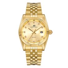 Kenneth Scott Men's Gold Analog Beige Dial Watch (K22036-GBGC) (M)