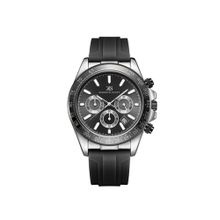 Kenneth Scott Men's Chrono & Multi Function Black Dial Watch (K23149-SSBB) (M)