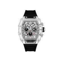 Kenneth Scott Men's Multi Function Silver Dial Watch (K25103-ZSBI) (M)