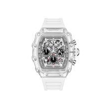 Kenneth Scott Men's Multi Function Silver Dial Watch (K25103-ZSWI) (M)