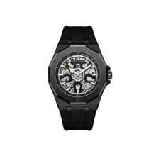 Kenneth Scott Men's Automatic Black Dial Watch (K25301-BSBB) (M)