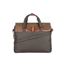 Baggit Mens Linked Large Size Laptop Bag - Brown (L)