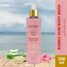 Omeo Bubble Gum Body Wash - Skin Friendly Ph, Gentle Cleansing, Soft Nourshing Body Wash