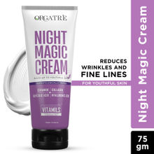 Orgatre Reduces Wrinkles & Fine Lines, Anti-Aging Night Cream with Ceramide, Collagen