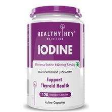 HealthyHey Nutrition Iodine - Supplement To Support The Thyroid - Veg Capsules