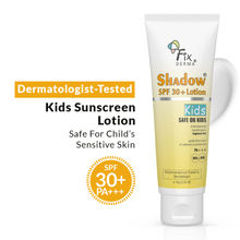 Fixderma Shadow Kids SPF 30+ Lotion Sunscreen For Kids, NonGreasy, LightWeight & NonIrritating