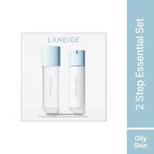 LANEIGE Water Bank Blue Hyaluronic 2 Step Essential Set For Combination To Oily Skin