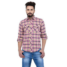 Owncraft Beige Check Acrylic Shirt
