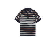 XLARGE Striped Mesh Knit Polo Shirt