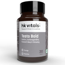 HealthKart HK Vitals Testo Bold, Testosterone Booster for Men for Energy, Stamina, & Strength