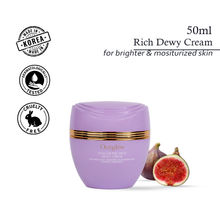 Oceglow Rich Dewy Cream Hydrating Moisturiser with Hyaluronic Acid & Peptides for Plump & Glowing