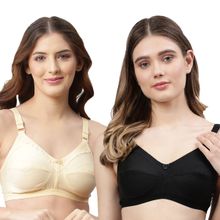 Cukoo Women Pack of 2 Pure Cotton Non Padded,Everyday Bra (Pack of 2)