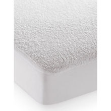 BIANCA Mattress Protector with Fitted Pattern and Elastic Edges 1Pc Plain White