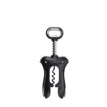 KitchenAid BarCraft Premium Winged Corkscrew, Wine Accessories, Barware Tool - Black and Silver