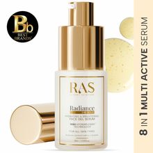 RAS Luxury Oils 24K Gold Radiance Face Gel Serum for Brighten Skin Reduces Dark spot & pigmentation