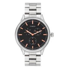 Timex Men Analog Black Dial Coloured Quartz Watch Round Dial - Tweg184Smu08