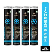 Auric Men's Energy ++ Effervescent Tablets (Pack of 4)