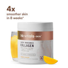 HealthKart HK Vitals Skin Radiance Collagen Supplement Vitamin C, E, Sodium Hyaluronate - Mango