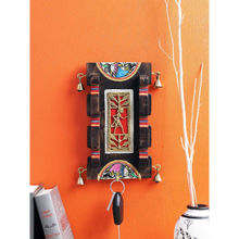 VarEesha Hand Crafted Dhokra Mango Wood Key Hook