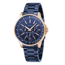 Strand By Obaku Irving Blue Dial Multifunction Watch For Men (S708GMVLSL)