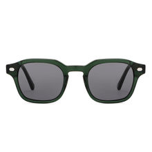 John Jacobs Green Grey Narrow Wayfarer Sunglasses - JJ S13082S