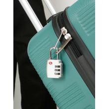 Teakwood Silver Tsa 3-Digit Combination Lock