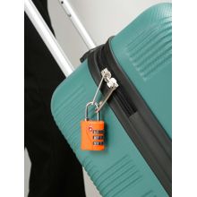 Teakwood Orange Tsa 3-Digit Combination Lock