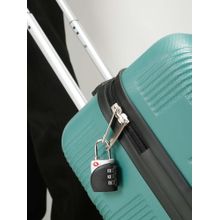 Teakwood Black & Silver Tsa 3-Digit Combination Lock