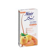 Nair Apricot Face Wax Strips 20+4 Wipes