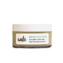 Auli Repair Face Pack, Pore Tightening Face Pack, AHA 5% and Green Sea Mud, All Skin Types