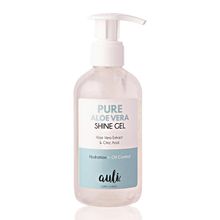 Auli Pure Aloe Vera Shine Gel, Aloe Vera Extract & Citric Acid, Hydration And Oil Control