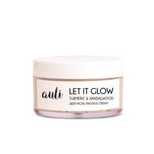 Auli Let It Glow Deep Facial Massage Cream, Turmeric & Chandan Oil, For All Skin Types