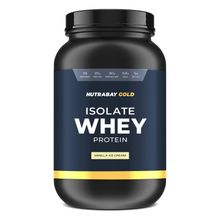 Nutrabay Gold 100% Whey Protein Isolate - Vanilla Ice Cream