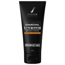 Spruce Shave Club Activated Charcoal Face Wash With Honey - Mandarin & Frankincense