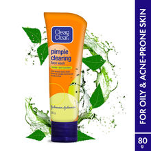 Clean & Clear Pimple Clearing Face Wash with Neem & Salicylic Acid for Oily and Acne-Prone Skin