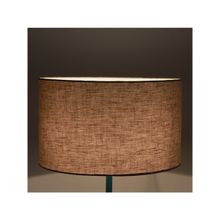 PineCraft International Grey Drum Shape Lamp Shade