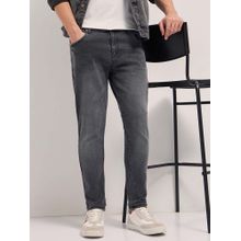 THE BEAR HOUSE Men Grey Solid Skinny Fit Casual Jeans