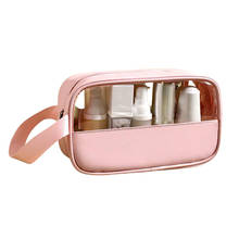 Kayanara Transparent Small Travel Makeup Kit - Pink Toiletry Bag
