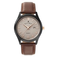 Jacques Du Manior Skyline Swiss Made Analogue Beige Round Dial Mens Watch- Seb.04