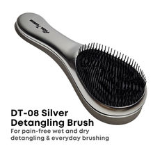 Alan Truman DT-08 Detangling Brush - Silver